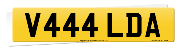 Registration number V444 LDA